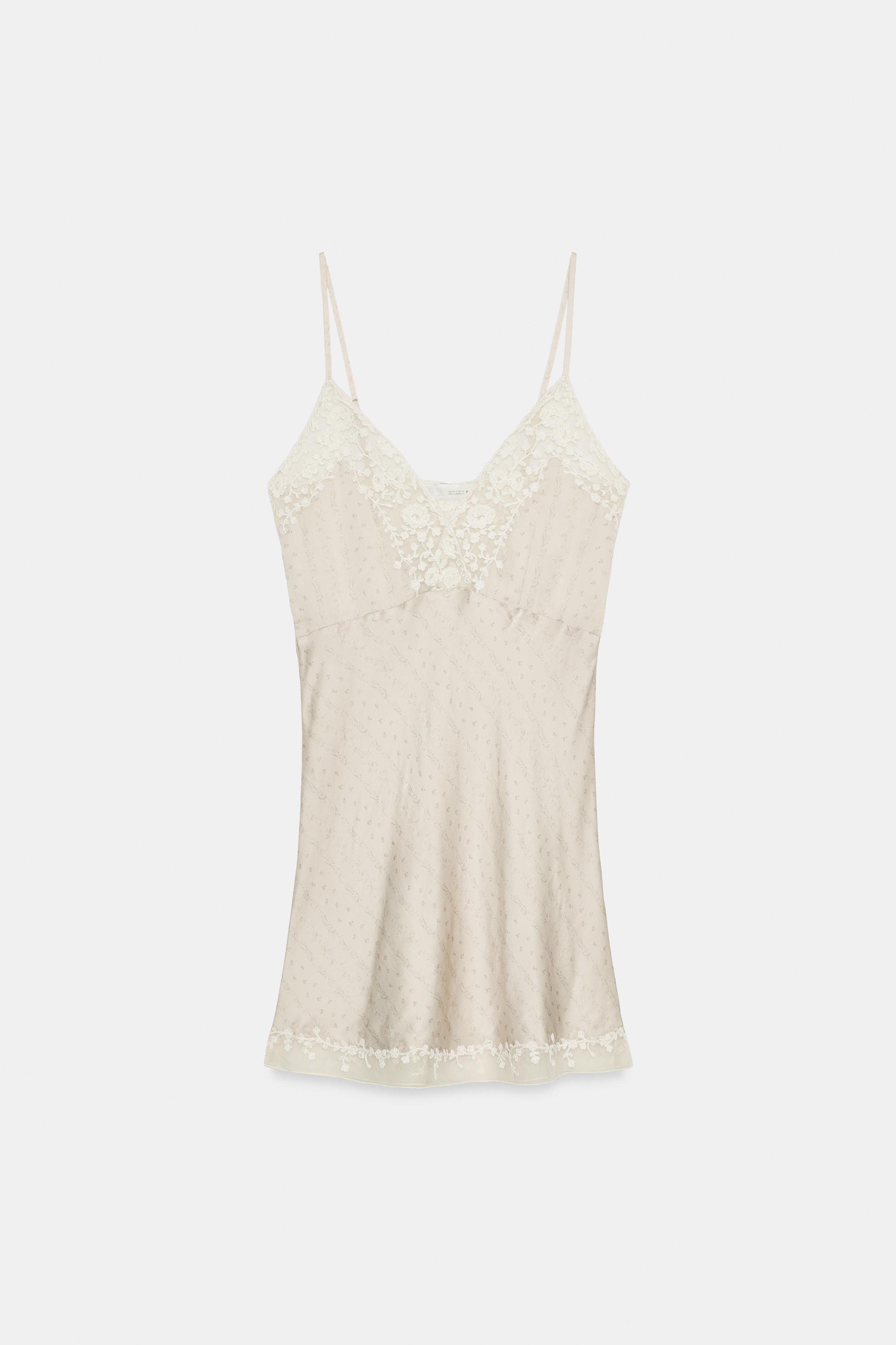 ZW COLLECTION EMBROIDERED SHORT DRESS